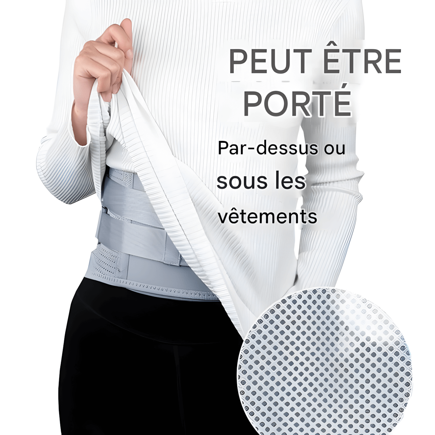 CEINTURE LOMBAIRE MÉDICALE ET SPORTIVE – CONFORT SUPÉRIEUR ET SOUTIEN EFFICACE CONTRE LES DOULEURS LOMBAIRES