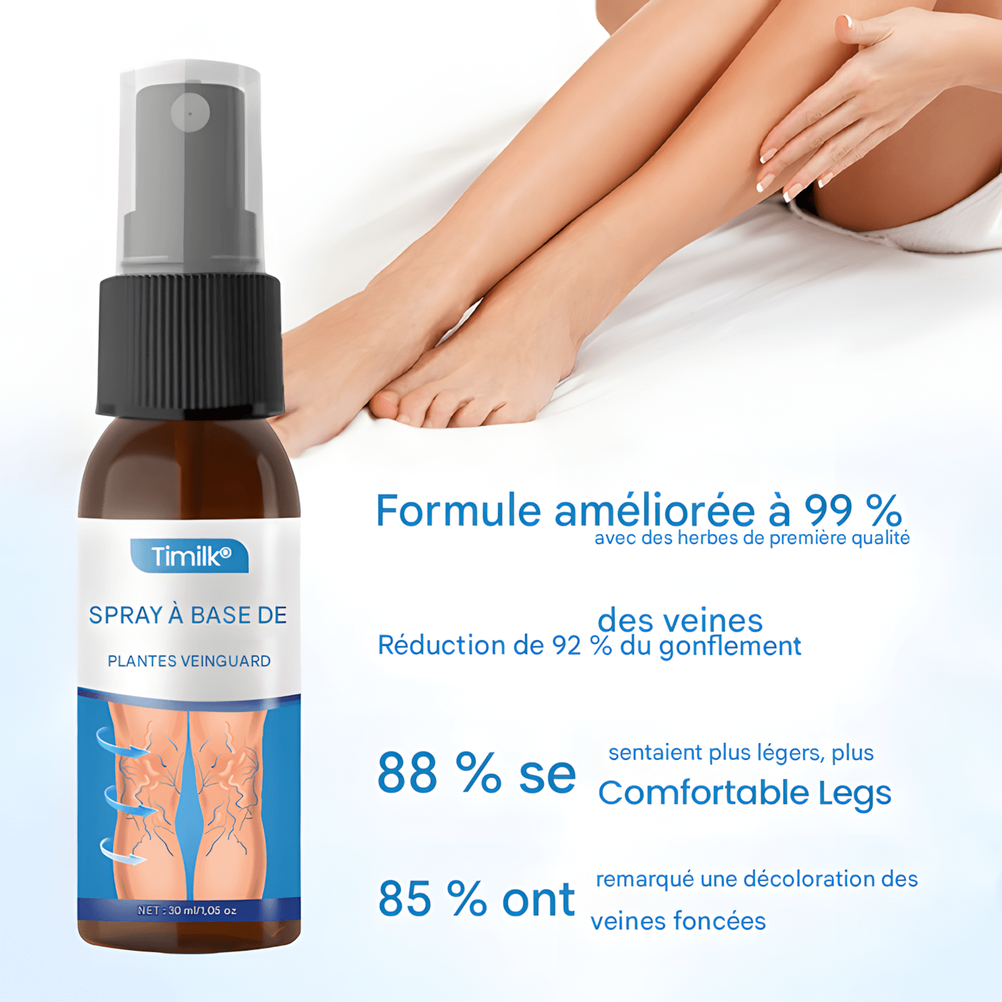 "SPRAY NATUREL ANTI-VARICES – RÉSULTATS VISIBLES DÈS 7 JOURS !"