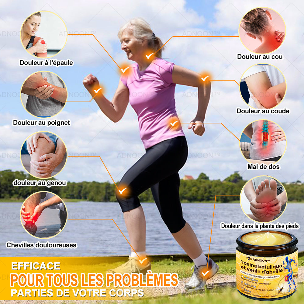 ADNOON® CRÈME DE GUÉRISON DES OS ET DE SOULAGEMENT DE LA DOULEUR AU BOTOX ET VENIN D'ABEILLE