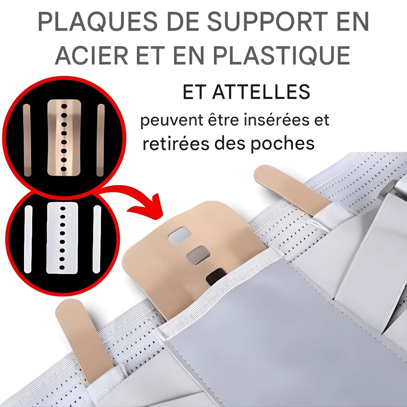 CEINTURE LOMBAIRE MÉDICALE ET SPORTIVE – CONFORT SUPÉRIEUR ET SOUTIEN EFFICACE CONTRE LES DOULEURS LOMBAIRES