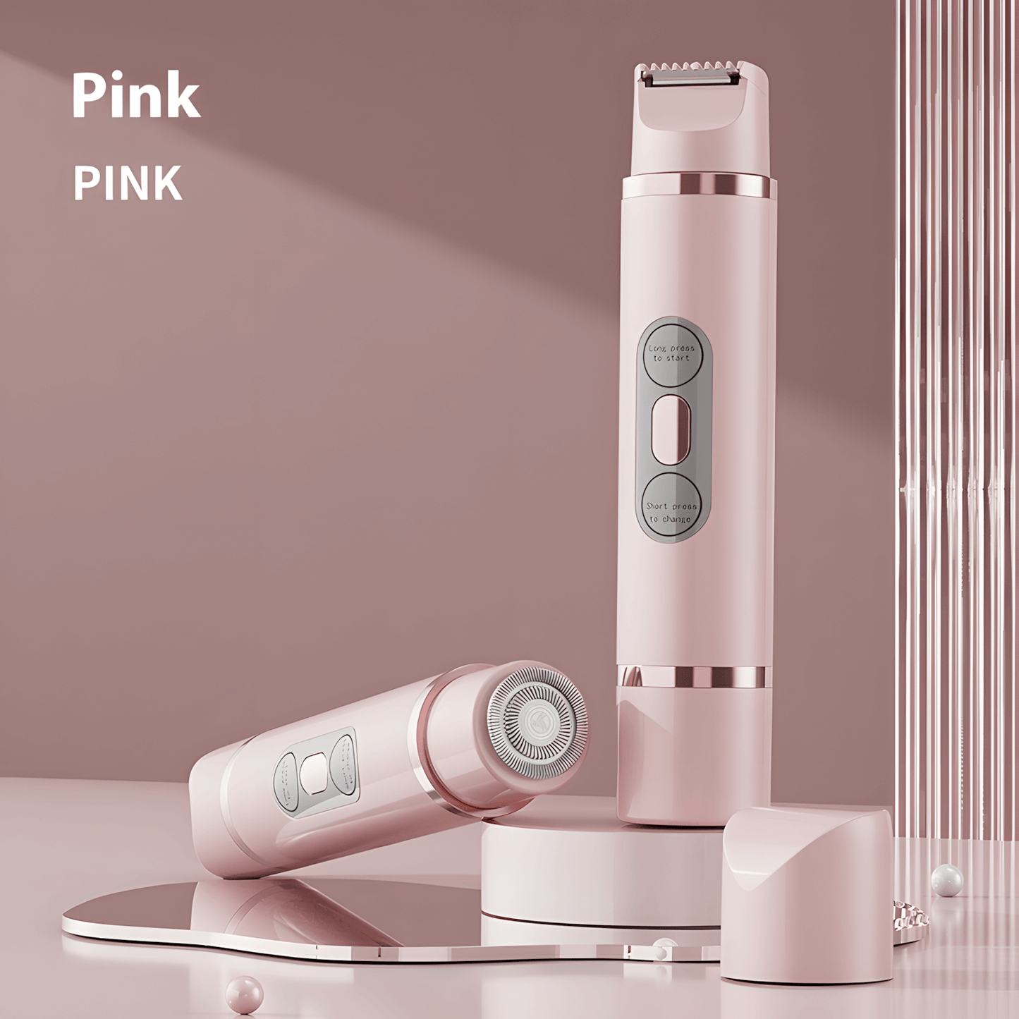 RASOIR ÉLECTRIQUE BIKINIZONE 2-EN-1 RECHARGEABLE – DOUX EFFICACE POUR PEAUX SENSIBLES
