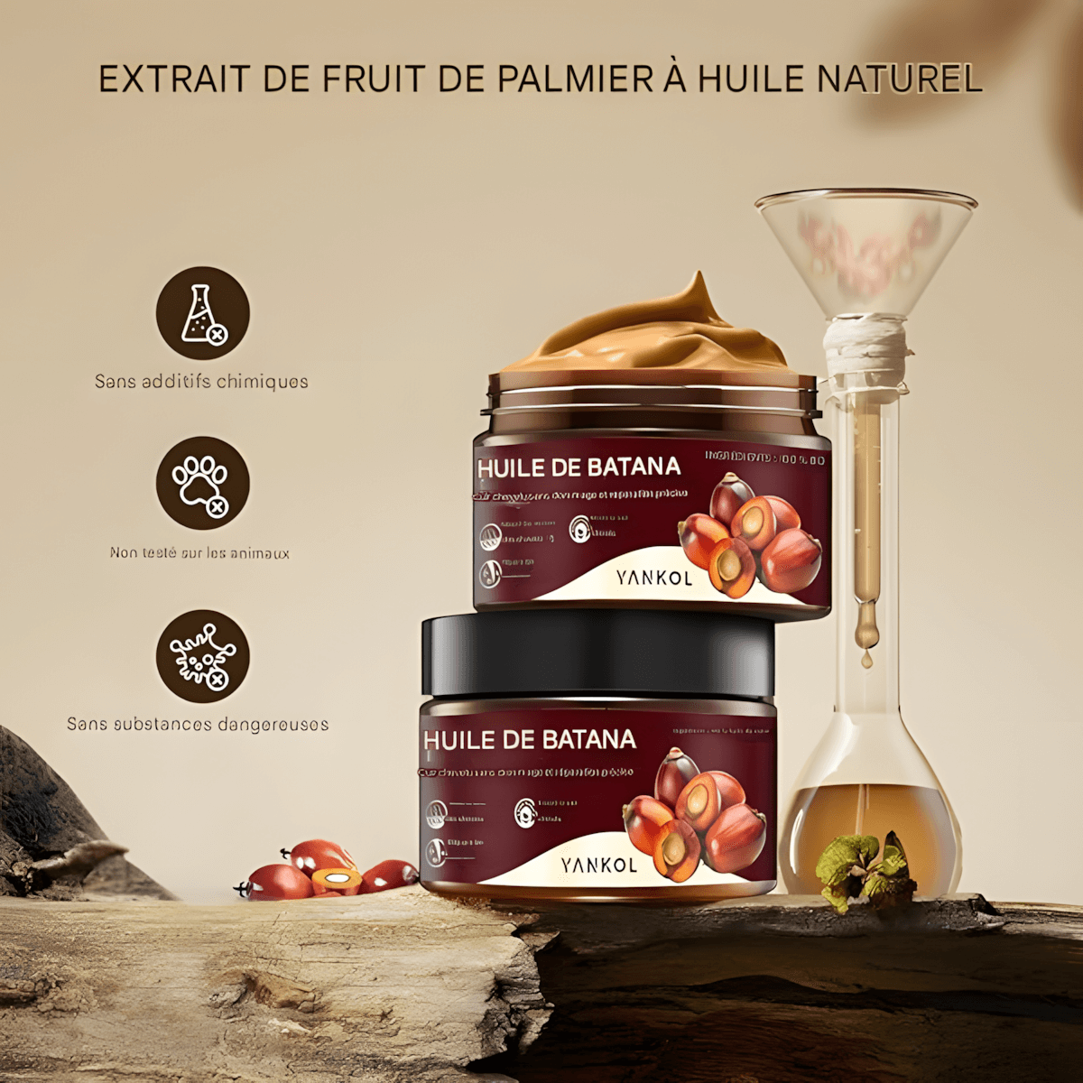 Crème de Batana pour Cheveux – Nutrition Intense, Réparation & Croissance