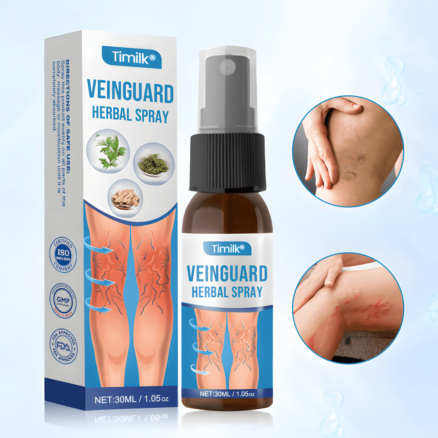 "SPRAY NATUREL ANTI-VARICES – RÉSULTATS VISIBLES DÈS 7 JOURS !"