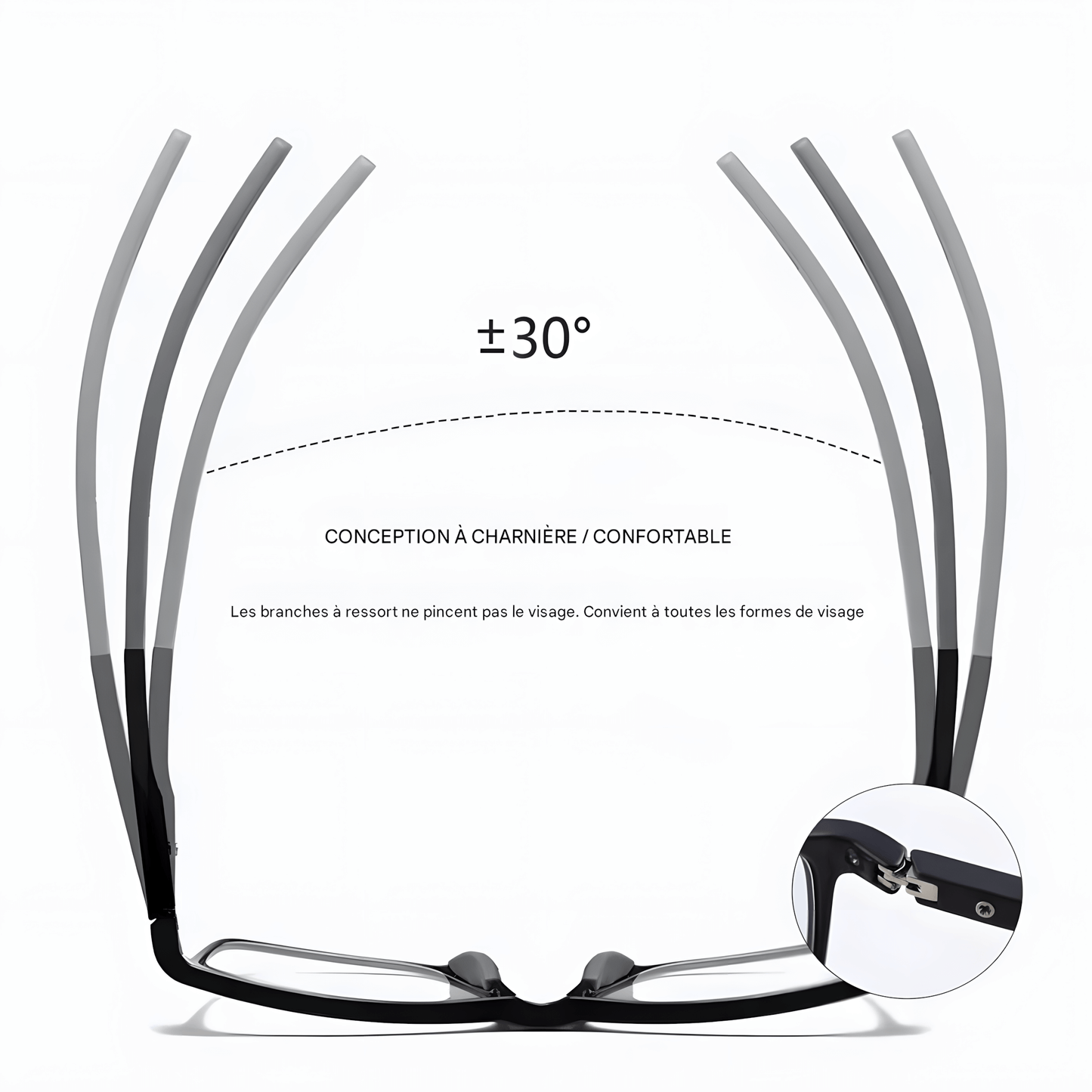 LUNETTES DE LECTURE PROGRESSIVES EN TITANE – LÉGÈRES ET DURABLES