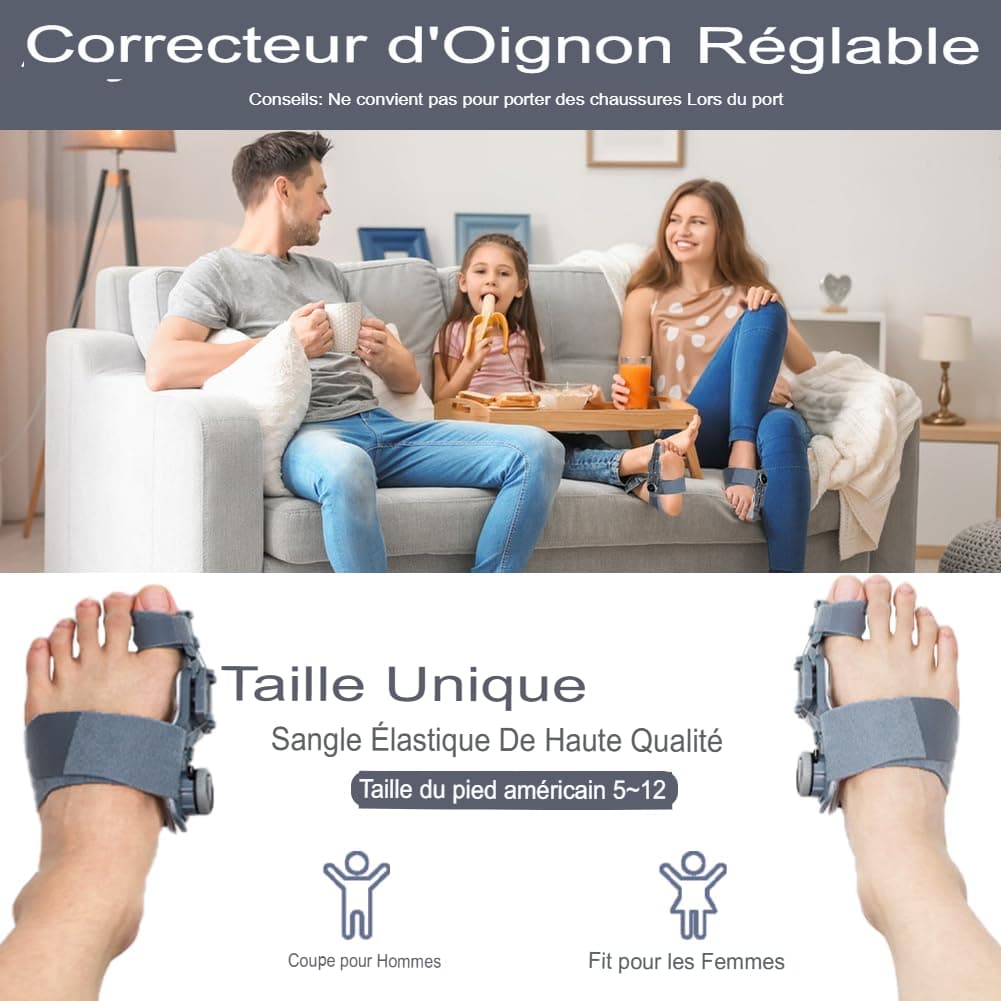 Correcteur Hallux Valgus - Soulagement & Réalignement Naturel