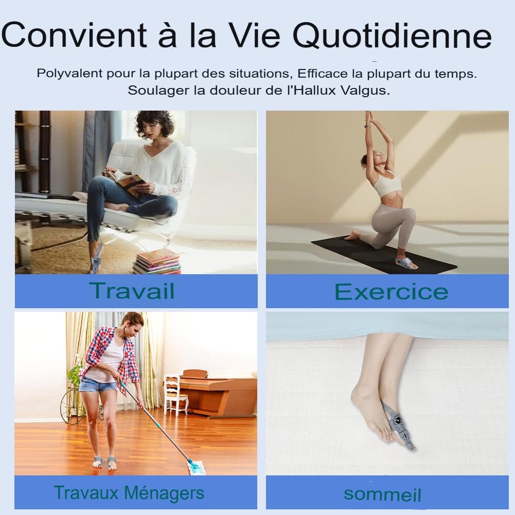 Correcteur Hallux Valgus - Soulagement & Réalignement Naturel