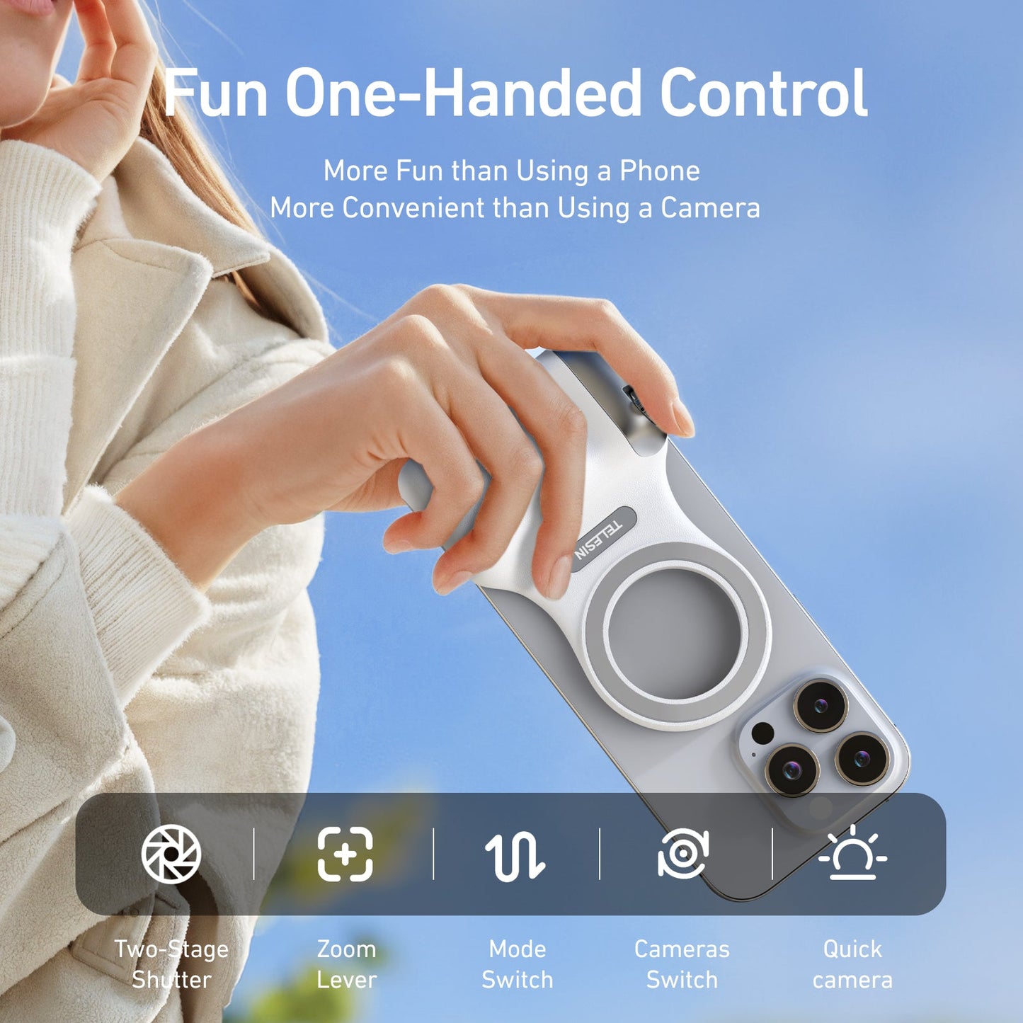 Fun Shot Magnetic Grip For Phone
