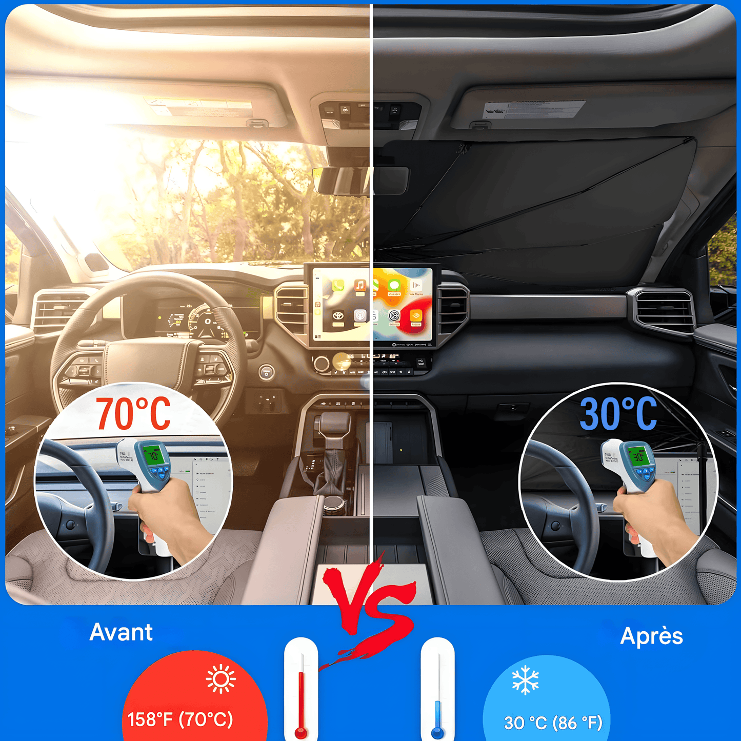 ☀️ MARRE DE RENTRER DANS UNE VOITURE QUI BRÛLE ?