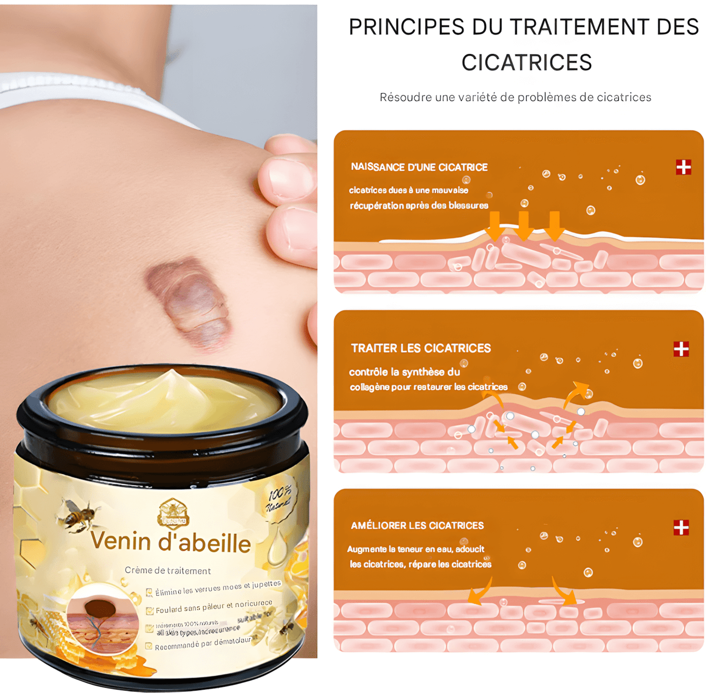 CRÈME AU VENIN D'ABEILLE – RÉVOLUTION SKINCARE POUR UNE PEAU PARFAITE