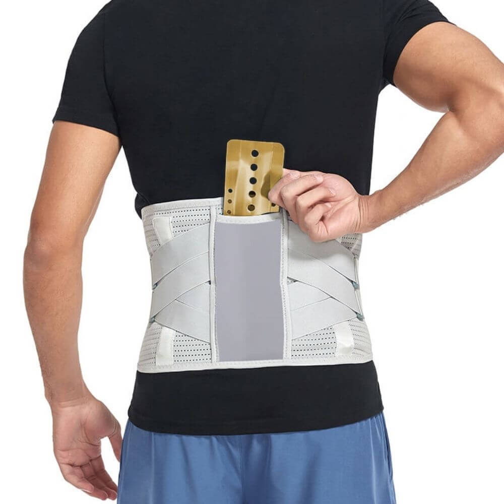 CEINTURE LOMBAIRE MÉDICALE ET SPORTIVE – CONFORT SUPÉRIEUR ET SOUTIEN EFFICACE CONTRE LES DOULEURS LOMBAIRES