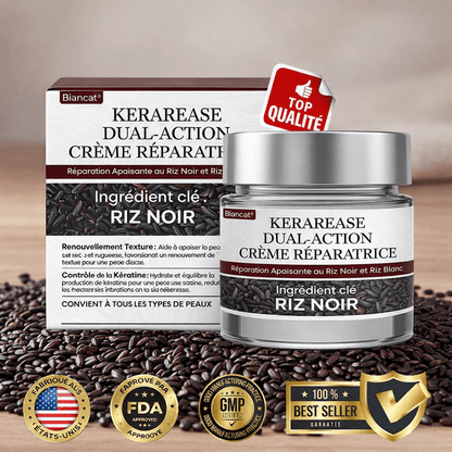 CUREVIVO KERAERASE – CRÈME DOUBLE ACTION ANTI-IMPERFECTIONS, RÉGÉNÉRATION & ÉCLAT VISIBLES ✨