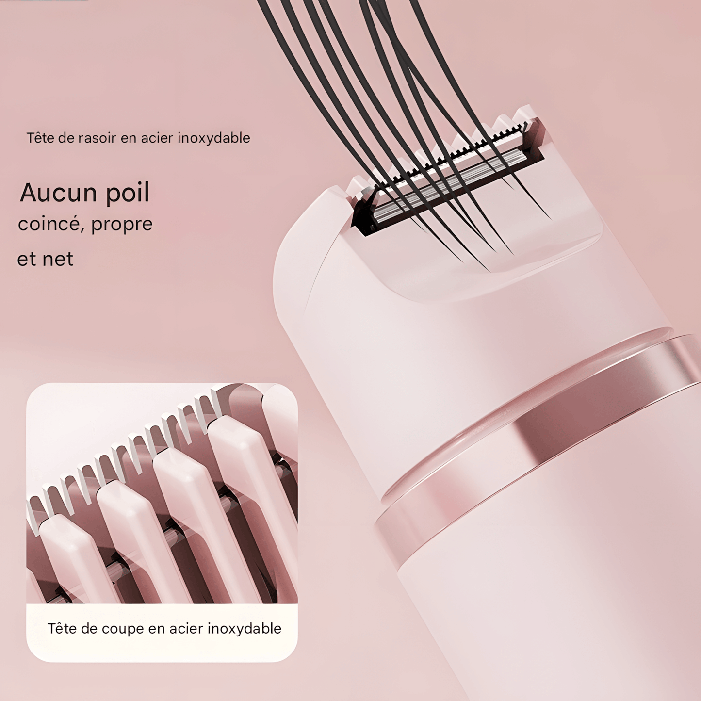 RASOIR ÉLECTRIQUE BIKINIZONE 2-EN-1 RECHARGEABLE – DOUX EFFICACE POUR PEAUX SENSIBLES