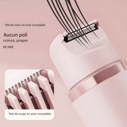 RASOIR ÉLECTRIQUE BIKINIZONE 2-EN-1 RECHARGEABLE – DOUX EFFICACE POUR PEAUX SENSIBLES