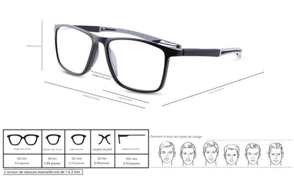 LUNETTES DE LECTURE PROGRESSIVES EN TITANE – LÉGÈRES ET DURABLES