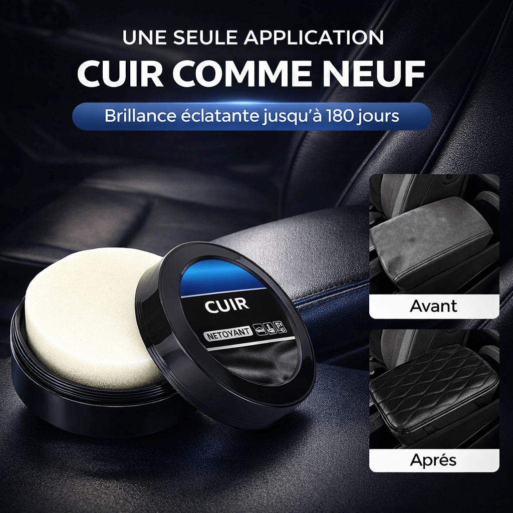 SOIN COMPLET DU CUIR 4-EN-1 POUR UN RÉSULTAT COMME NEUF