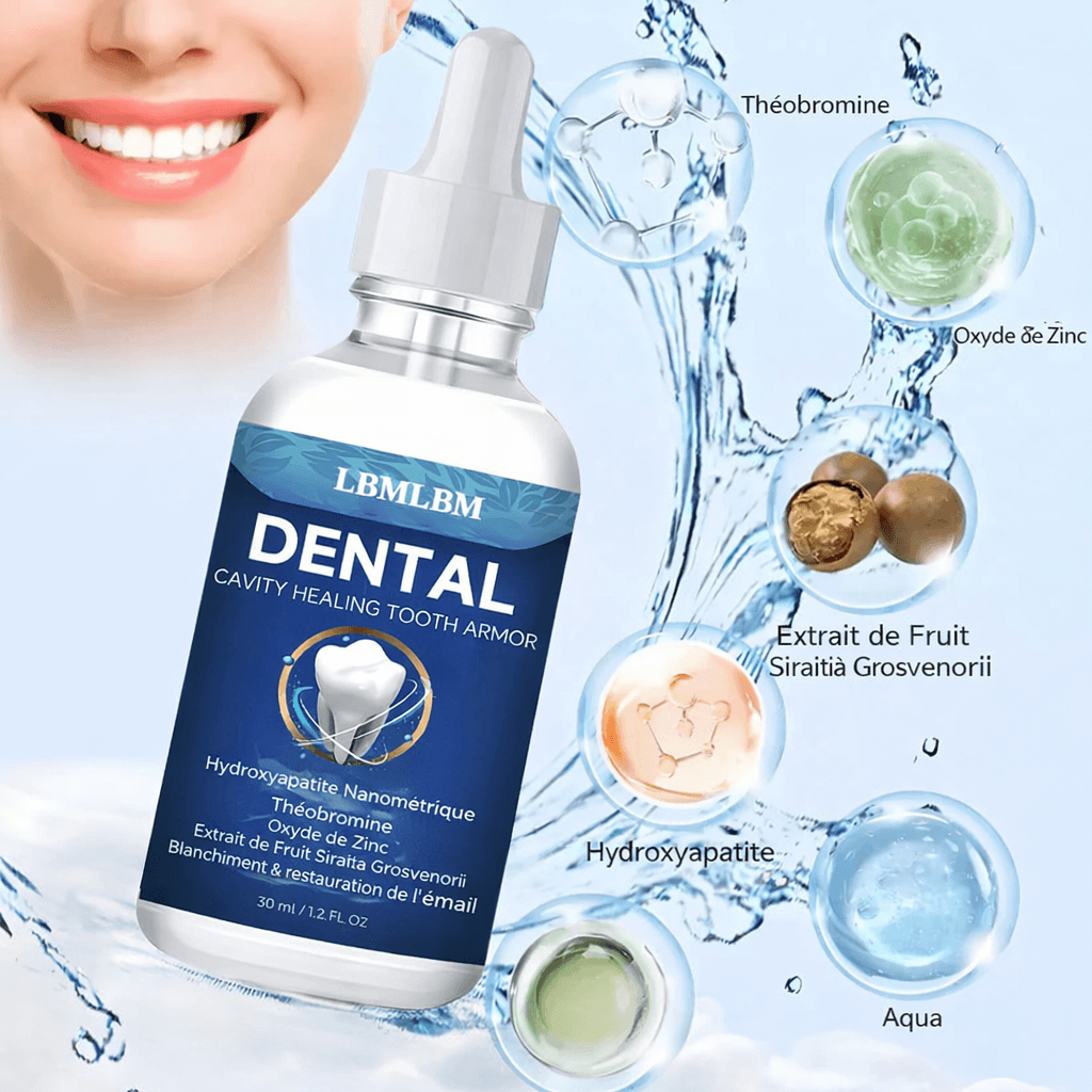 🦷  DENTAL – ARMURE AVANCÉE DE RÉCUPÉRATION D’ÉMAIL  NANO HYDROXYAPATITE