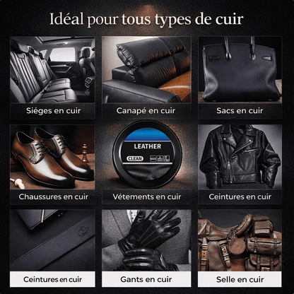 SOIN COMPLET DU CUIR 4-EN-1 POUR UN RÉSULTAT COMME NEUF